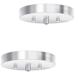 Mayomajo 2 Pack 6 Inch Light Canopy Kit Chrome Ceiling Cover Plate Mounting Hard. Fixed Price $41.42.