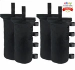 Gazebo Canopy Weight Heavy Duty 4PC Tailgating Tent Sandbags, Waterproof. Fixed Price $39.89.