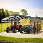 Heavy-duty Metal Carport 20X20/30/40FT,12X20FT Outdoor Shelter For & Boat. Fixed Price $1919.99.