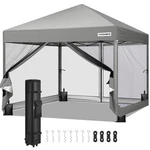 Pop Up Canopy 8X8FT Outdoor Screen Tent Mosquito Netting Grey VH1325-GY Vivohome. Fixed Price $259.99.