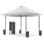 Fundango 10X10 Pop Up Canopy, Beach Tent, Quick Open Frame, 9T2406 - White. Fixed Price $176.04.