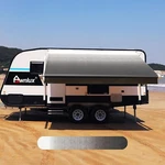 Awnlux Rv Awning Fabric Replacement Waterproof Vinyl Black 11'2" For 12'. Fixed Price $99.99.