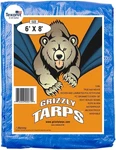 Grizzly Tarps By 6' X 8' Large Multi-purpose Waterproof Heavy Duty Poly Wi. Fixed Price $18.21.