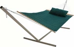 Original Pawleys Island Large Green Soft Weave Hammock With Free Extension. Fixed Price $204.00.