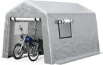 8X10 Ft Carport Heavy Duty Tent With Roll-up Windows, Portable Garage Galva. Fixed Price $323.99.