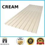 Polycarbonate Roof Panel Corrugated 26 In. X Ft., Cream Rot Resistant. Fixed Price $27.99.