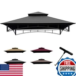 Coastshade Replacement Gill Gazebo Bbq Canopy Top 8X5 Gray Model L-GG001PST-F. Fixed Price $87.66.