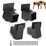 Tayory Deer Stand 4-PACK, 4X4 Compound Angle Brackets, Black. Fixed Price $75.46.