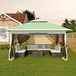 Garveelife Canopy Tent 12X12 Ft Pop Gazebo One-push Setup 4 Sandbags For. Fixed Price $262.38.