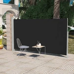 Patio Terrace Side Awning 63"X118" Black. Fixed Price $139.03.