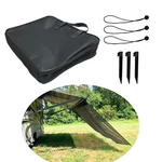 Universal Rv Awning Sun Shade Screen Mesh Fabric Uv Blocker Kit With Zipper 9X13. Fixed Price $82.99.