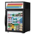 True 24" Countertop Black Powder Coated Refrigerated Merchandiser. Fixed Price $2630.05.