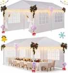 Hoteel 10X20FT Party Tent With 6 Removable Sidewalls For Parties, Waterproof .... Fixed Price $136.41.