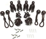 Set Of 2 Replacement Shade Parts Bungee End Cap Kit Brown For Coolaroo Exterior. Fixed Price $21.93.