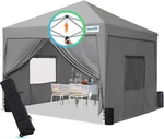 Quictent Waterproof 8X8 Pop Canopy With Sidewalls And Roll-up Windows. Fixed Price $119.99.