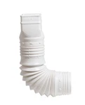 Amerimax Flex-a-spout 3.75X3.75X16 White Vinyl Flexible Downspout Extension. Fixed Price $32.49.