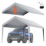 Carport Replacement Canopy Shelter Tent 10X20FT Grey Not Include Frame. Fixed Price $42.79.