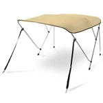 3 Bow Bimini Top Cover Sun Shade Boat Canopy 6'L X 46" 61"-66" W,sand. Fixed Price $144.90.