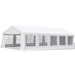 32'X16' Large Outdoor Carport Canopy Heavy Duty Party Tent With Sidewalls White. Fixed Price $756.99.