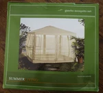 Summer Living Gazebo Mosquito Net Cover Only. Fixed Price $45.00.