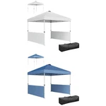 Outsunny 10' X Pop Up Canopy Tent With 2 Half Sidewalls. Fixed Price $116.99.