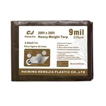 Chaojin Waterproof Tarp 20'X30' W/ Grommets, Heavy-duty, Multipurpose Brown/silv. Fixed Price $122.98.