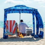 Beach Cabana, 6.5' Canopy, Easy Set Up And Take Down, Tent Wit. Fixed Price $135.99.