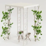 Heavy Canopies Gazebo White Wedding Garden Pergola Arch Metal Backdrop Stand Us. Fixed Price $149.90.