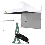 Crown Shades 10 X Foot Instant Canopy Commercial Shelter With Wall(used). Fixed Price $151.97.