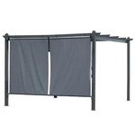 Aoodor 5X6FT Roller Shade Up 2 Pack Of Cordless Gazebo Pergola Curtain. Fixed Price $69.99.