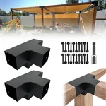 4-WAY Pergola Right Corner Brackets Kit, Diy Woodwork For 6" X (a.... Fixed Price $193.44.
