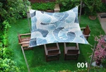 Custom Made Printed Waterproof Sun Shade Sail Canopy Cover For Garden & Patio. Fixed Price $131.73.