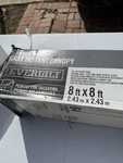 Everbilt Instant Canopy Gray 8X8 Ft Square 50+ Uv Water-resistant Fire. Fixed Price $74.99.