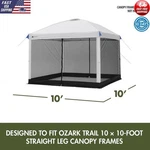 Canopy Mesh Curtain Easy Setup Bug Protection W/ Zippered Carry Bag 10 X New. Fixed Price $66.37.