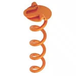 10 In. Steel Folding Ring Spiral Ground Anchor. Fixed Price $19.98.