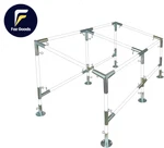 6-LEG Single Sided Slope Canopy Lean-to Awning Sloping Carport Fittings Set. Fixed Price $342.05.