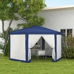 Outsunny Patio Gazebo Netting Canopy Garden Party Tent Steel Outdoor. Fixed Price $89.99.