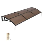 Vevor 38X117IN Exterior Door Awnings With Drainage Abs Bracket Sun Protection. Fixed Price $105.99.
