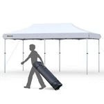 Upgraded 10X20FT Outdoor Pop Party Canopy Tent Backyard Event Instant Shelter. Fixed Price $650.99.