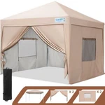 Quictent 10'X10' Ez Pop Up Canopy Gazebo Party Outdoor Instant Beige. Fixed Price $149.99.