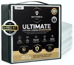 Mattshield Ultimate 3-PIECE Kit Bed Bug-proof Mattress Cover King Size 100%.... Fixed Price $77.93.