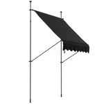 65 X 4 Manual Retractable Awning Non-screw Installation Freestanding Uv Protecti. Fixed Price $90.82.
