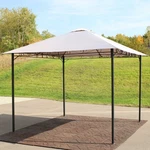 10 Ft X Steel Gazebo With Polyester Canopy Top - Gray By Sunnydaze. Fixed Price $148.67.