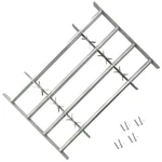 2X Adjustable Security Grilles For Windows 39.4"-59.1" Build Accessory Vidaxl. Fixed Price $233.99.