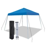 King Canopy 10X10 Slantleg Instant Pop Up Tent W/ Blue Cover. Fixed Price $65.99.