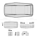 Motor Trend All Season Complete Waterproof Car Cover Fits Up 190" W/ Lock. Fixed Price $71.24.