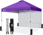 Crown Shades 10X10 Pop Up Canopy With Side Wall - Beach Tent One Push Set. Fixed Price $248.43.