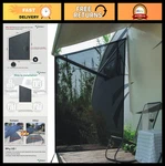 Universal Rv Awning Side Shade 9' X 7' - Privacy & Sun Protection Screen Kit. Fixed Price $48.44.