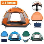 3-4 Person Automatic Camping Hiking Instant Canopy Pop Up Tents Waterproof. Fixed Price $56.99.