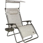Bliss Hammocks 33" Wide Xxl Zero Gravity Outdoor Lounge Chair W/ Canopy, Sand. Fixed Price $134.00.